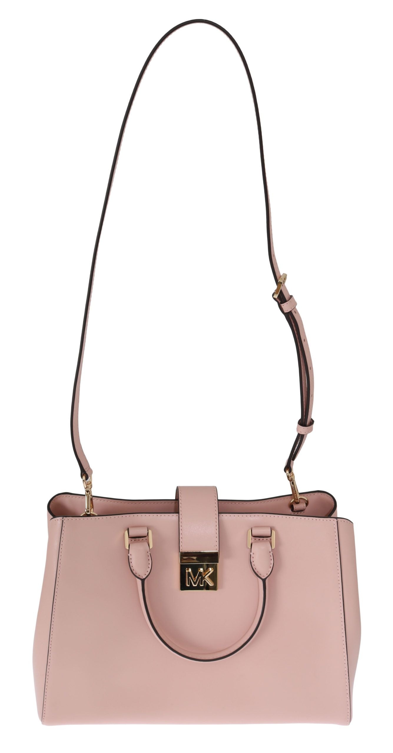 Pink MINDY Leather Shoulder Bag