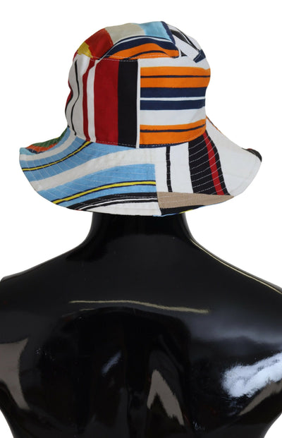 Multicolor Nylon Women Bucket Wide Brim Hat