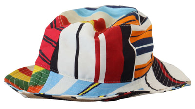 Multicolor Nylon Women Bucket Wide Brim Hat