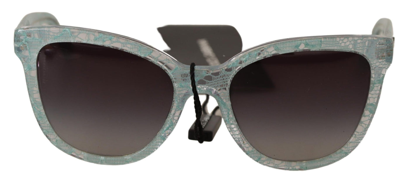 Blue Lace Crystal Acetate Butterfly DG4190 Sunglasses