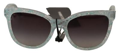 Blue Lace Crystal Acetate Butterfly DG4190 Sunglasses