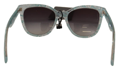 Blue Lace Crystal Acetate Butterfly DG4190 Sunglasses