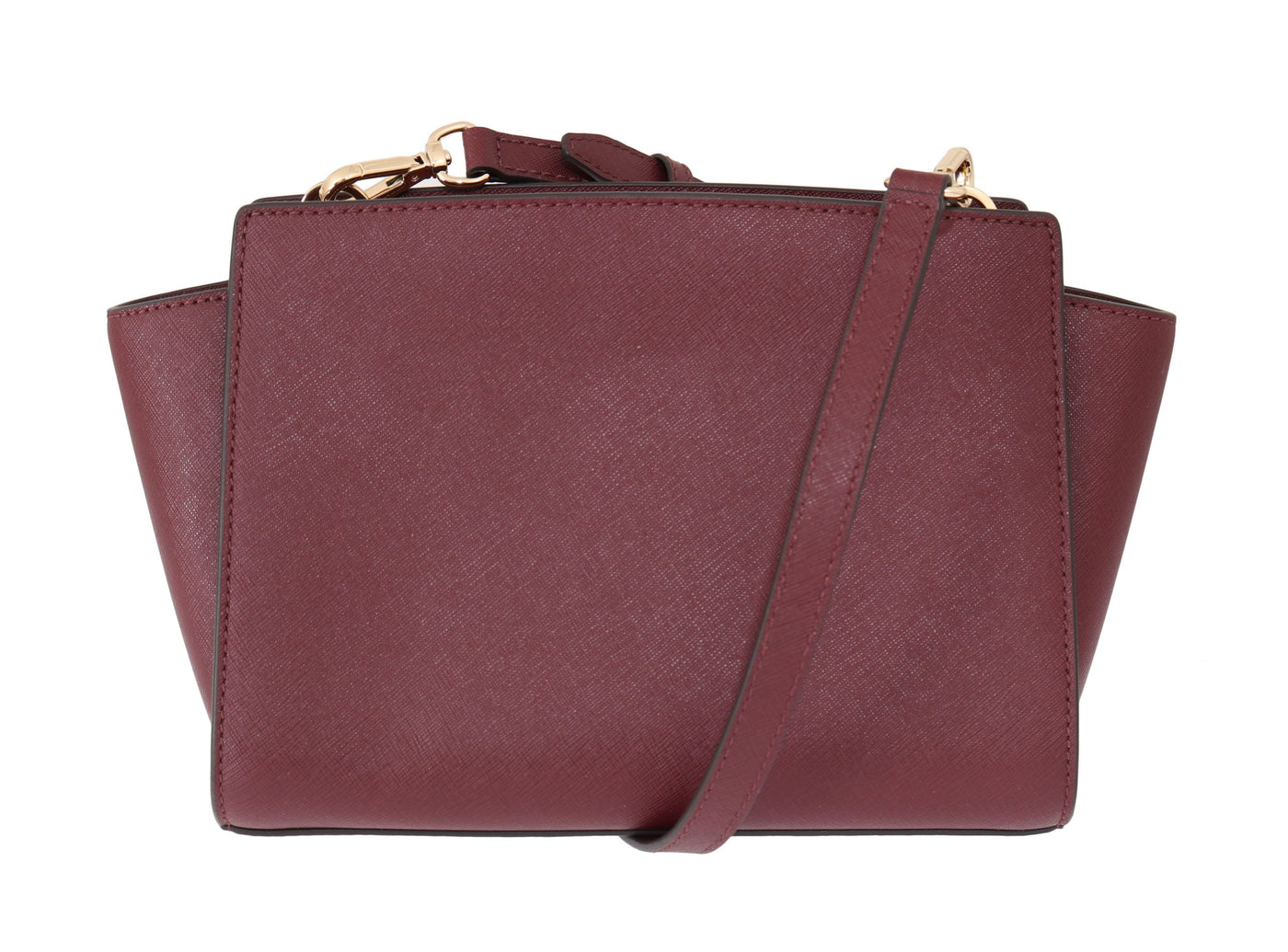 Bordeaux SELMA Leather Shoulder Bag