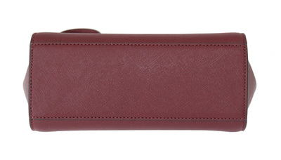 Bordeaux SELMA Leather Shoulder Bag