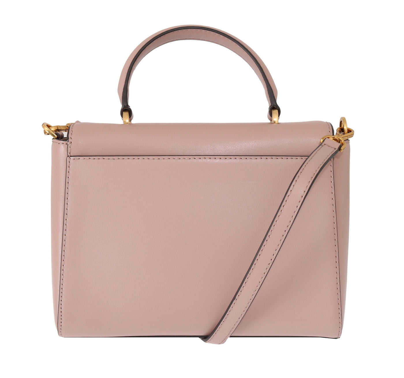 Pink MINDY Leather Shoulder Bag