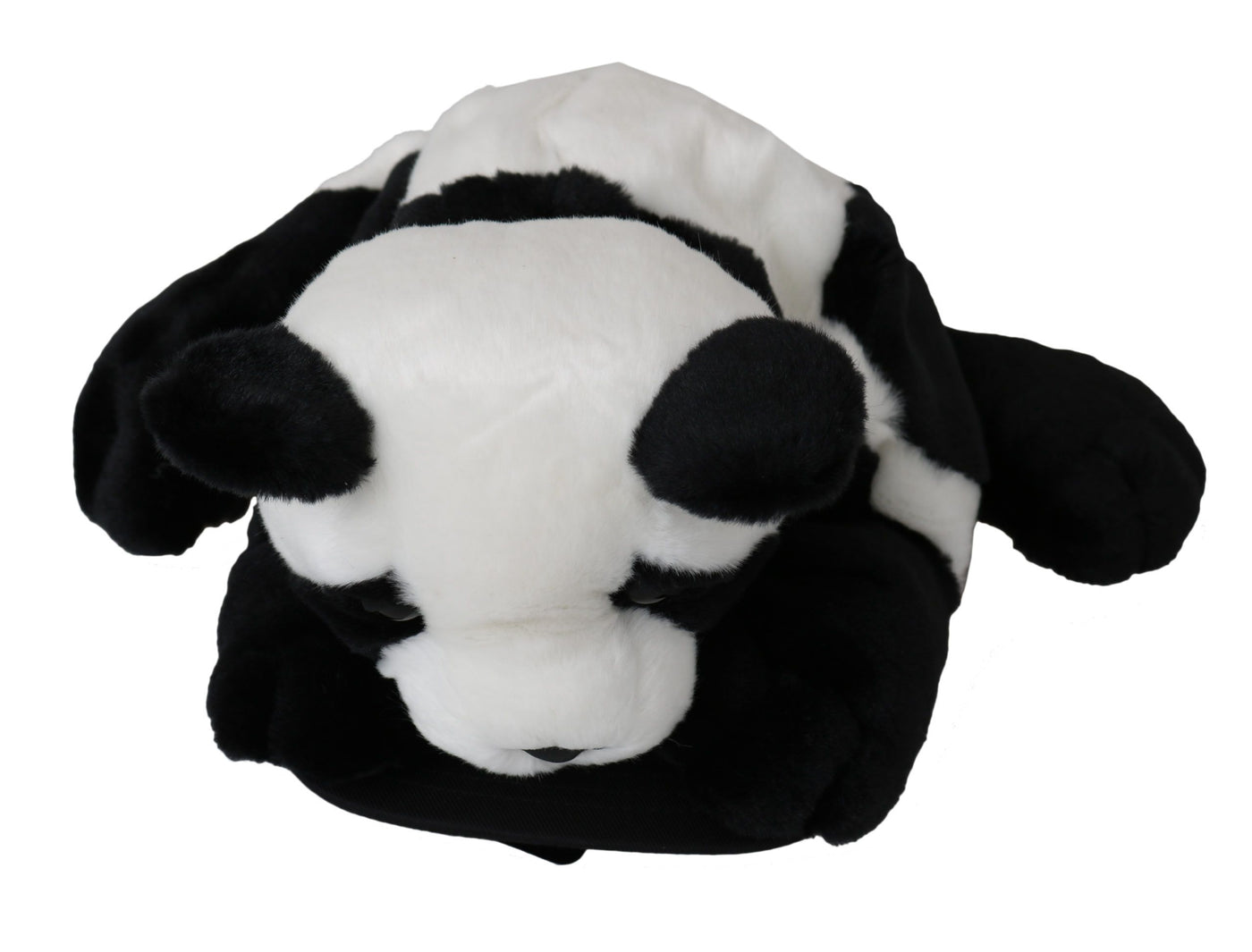 Black White Panda Fur Baseball Cotton Hat