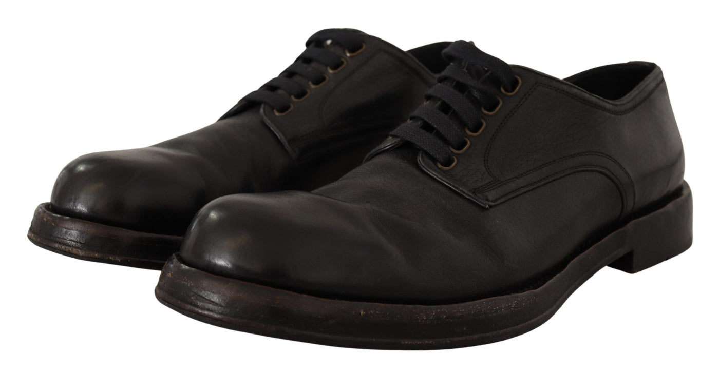 Black Leather Formal Lace Up Shoes