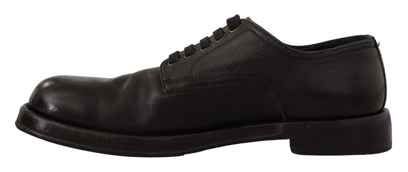 Black Leather Formal Lace Up Shoes