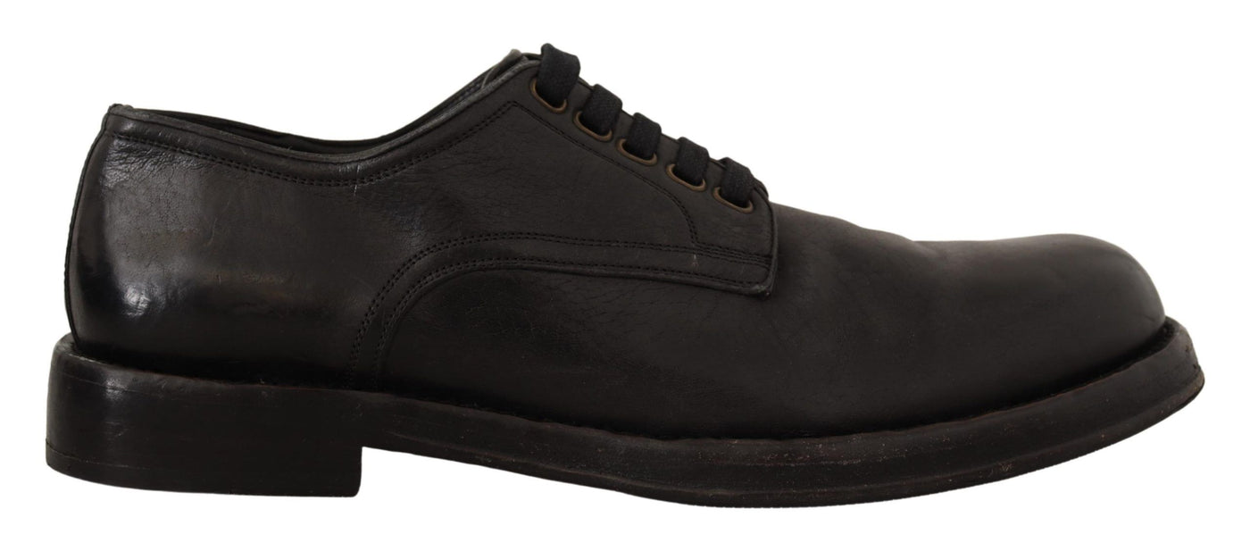 Black Leather Formal Lace Up Shoes