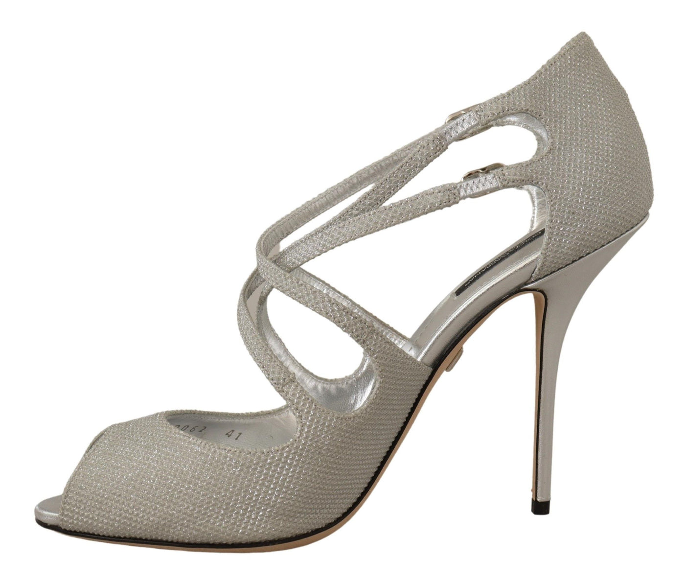 Silver Shimmers Sandals Pumps Shoes