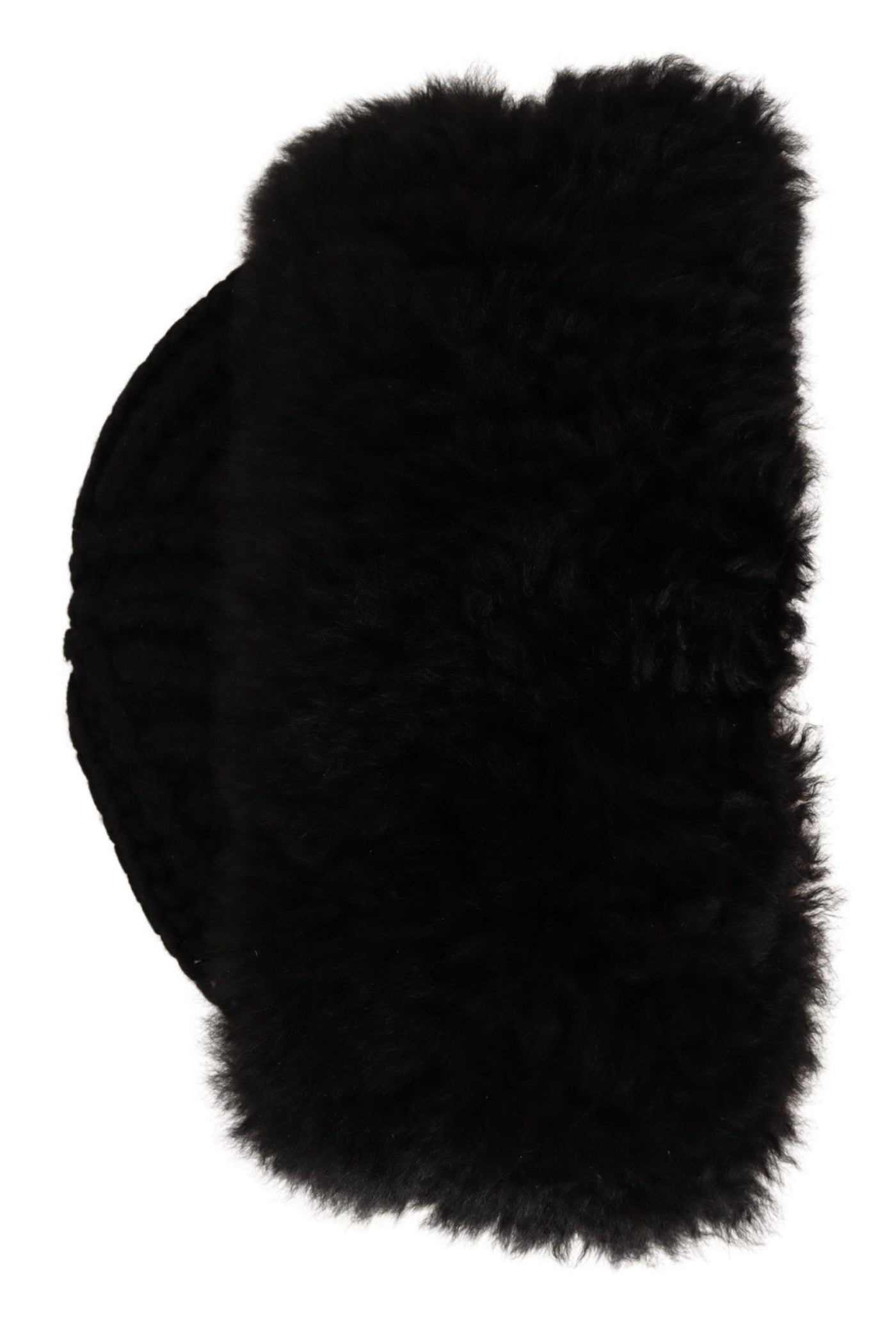 Black Cashmere Fur Women Beanie Women Hat