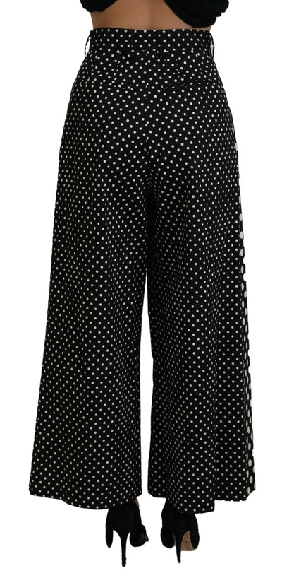 Multicolor Polka Dots High Waist  Pants