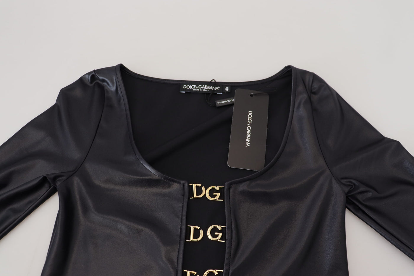 Black Gold DG Buckle Casual Blouse Top