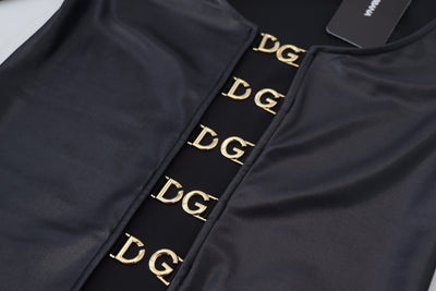 Black Gold DG Buckle Casual Blouse Top