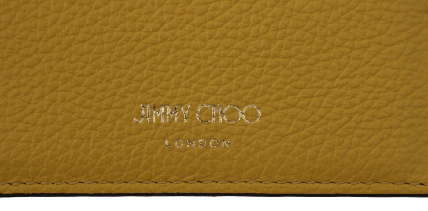 Aarna Yellow Leather Card Holder