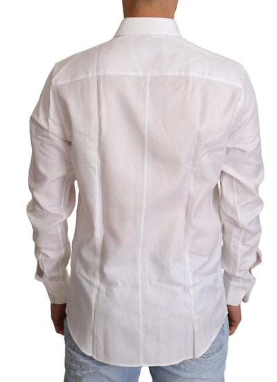 White Cotton Dress Formal MARTINI Shirt