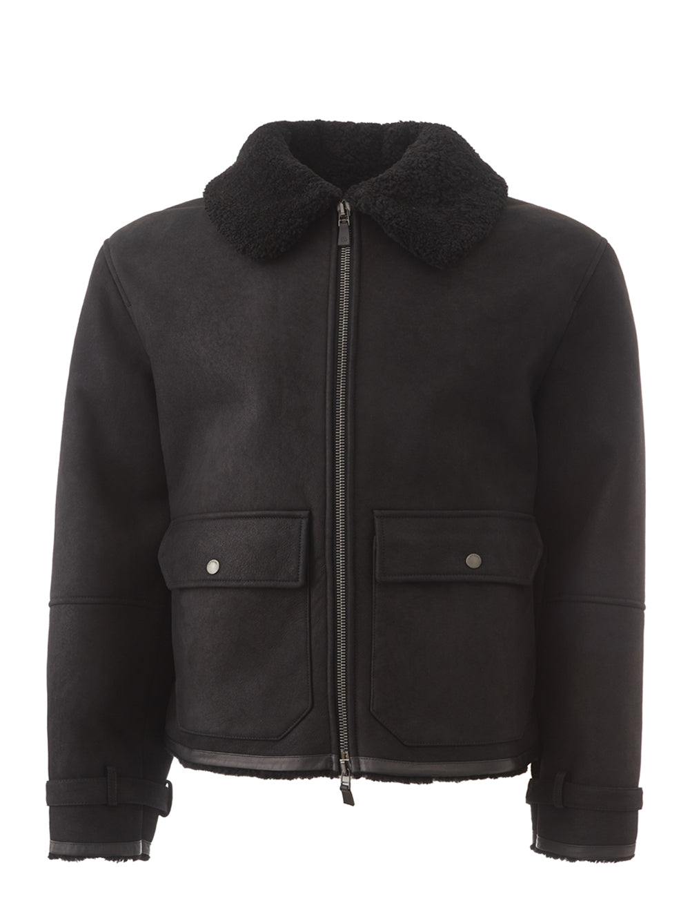 Black Sheepskin Jacket