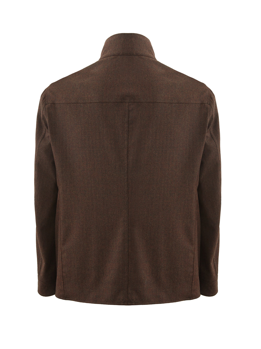 Blue/Brown Reversibile Wool Jacket