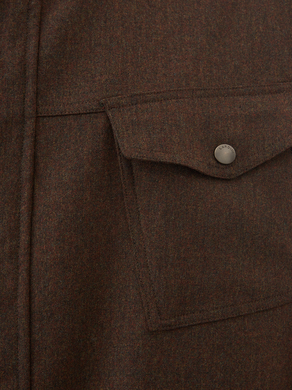 Blue/Brown Reversibile Wool Jacket