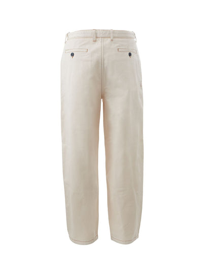 Loose Fit Ivory Denim with Belt