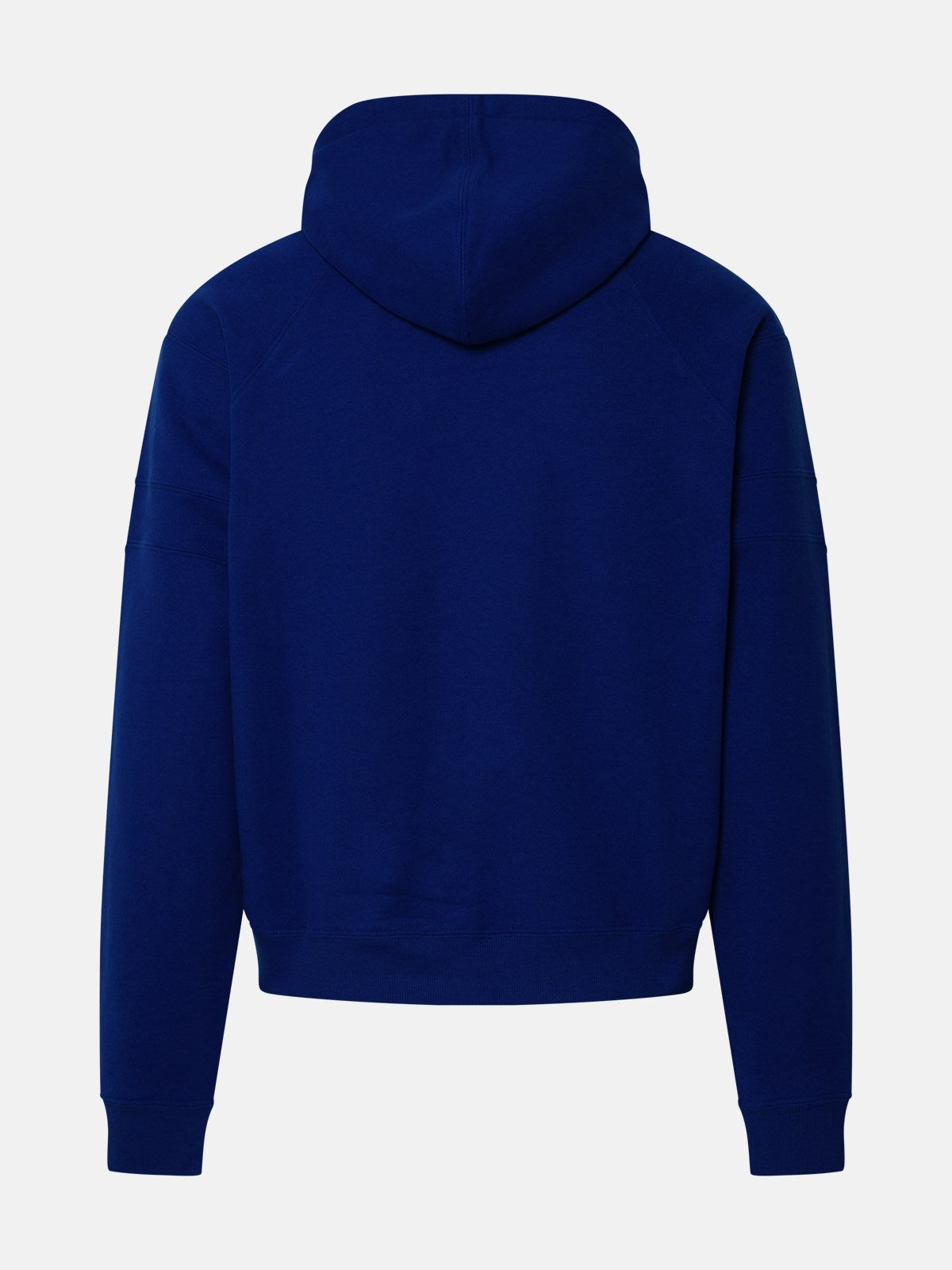 Electric Blue Cotton Hoodie Sweatshirt