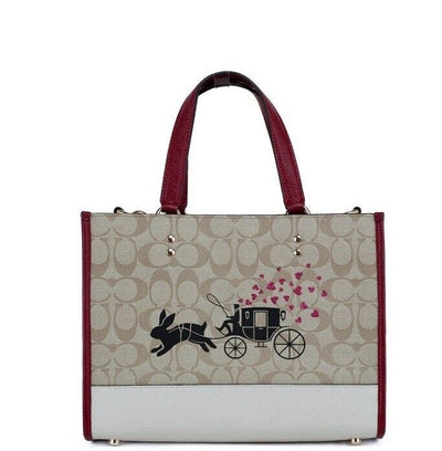 Dempsey Medium Lunar New Year Rabbit Signature Carryall Tote Bag