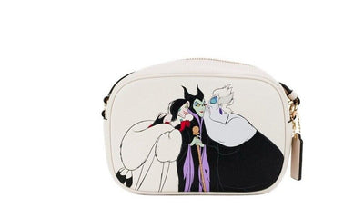 Disney Villains Motif Leather Mini Jamie Camera Crossbody Bag