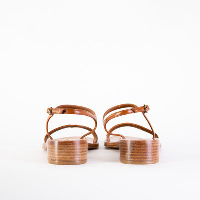 Brown Leather Tremiti Sandals