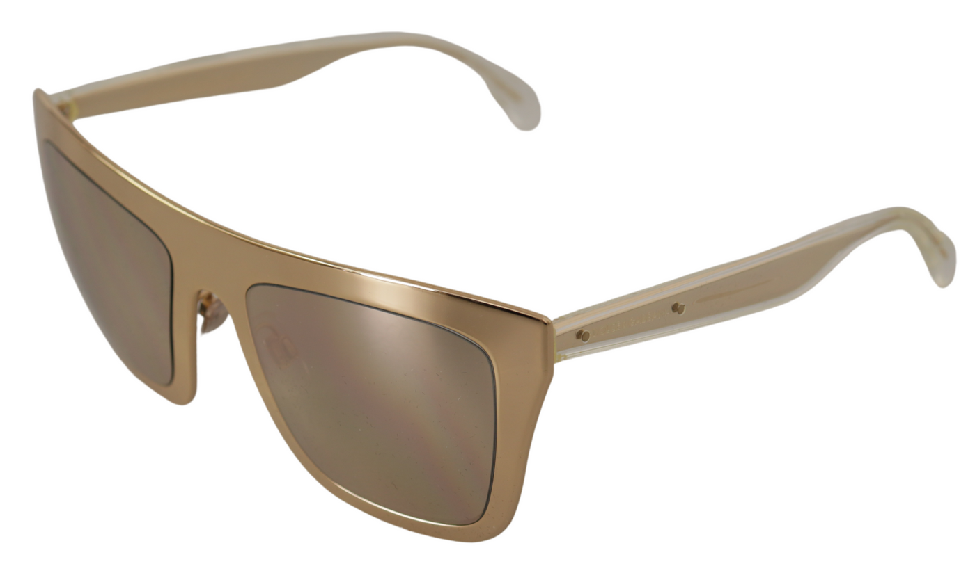 Gold Plated Metal Mirrored Limited Sunglasses