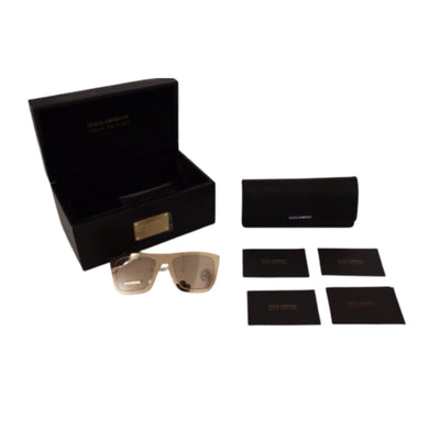 Gold Plated Metal Mirrored Limited Sunglasses