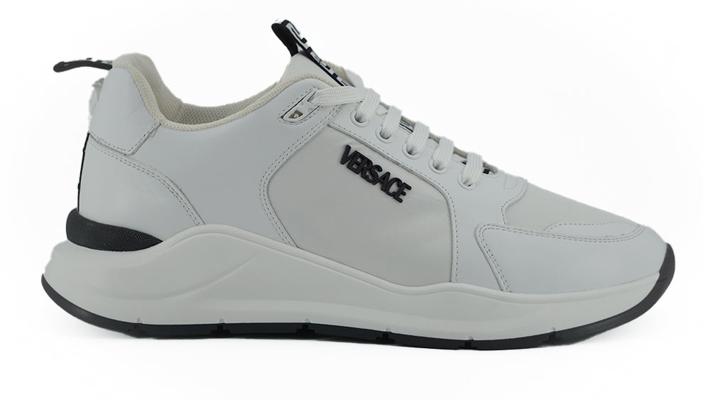 White Calf Leather Sneakers