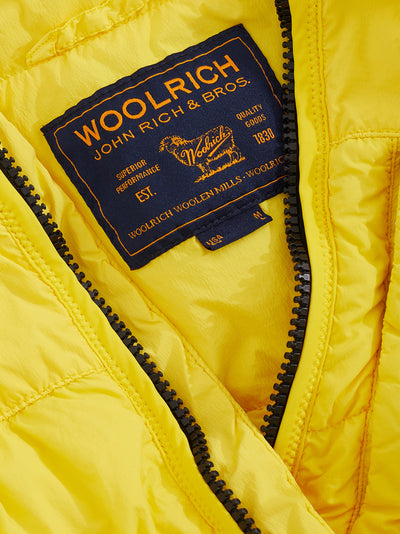 Yellow Quilted Jacket