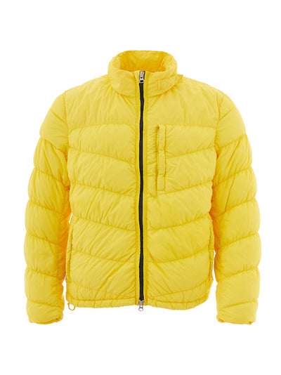 Yellow Quilted Jacket