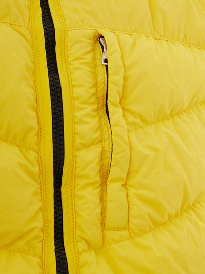 Yellow Quilted Jacket