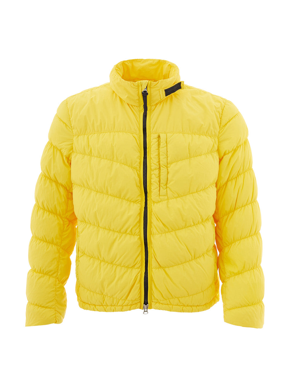 Yellow Quilted Jacket