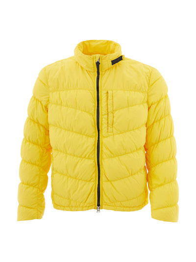 Yellow Quilted Jacket