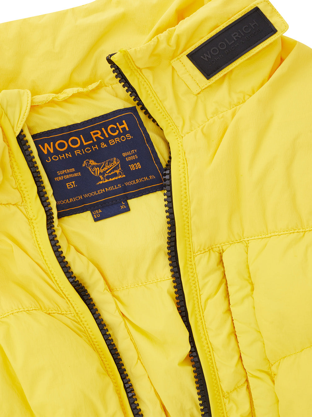 Yellow Quilted Jacket