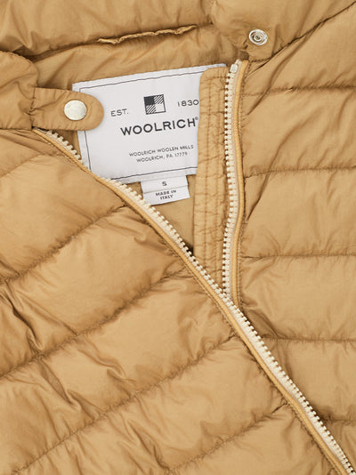 Dark Beige Light Weight Quilted Jacket