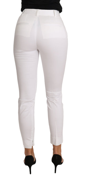 White Dress Pants Slim Skinny Pant