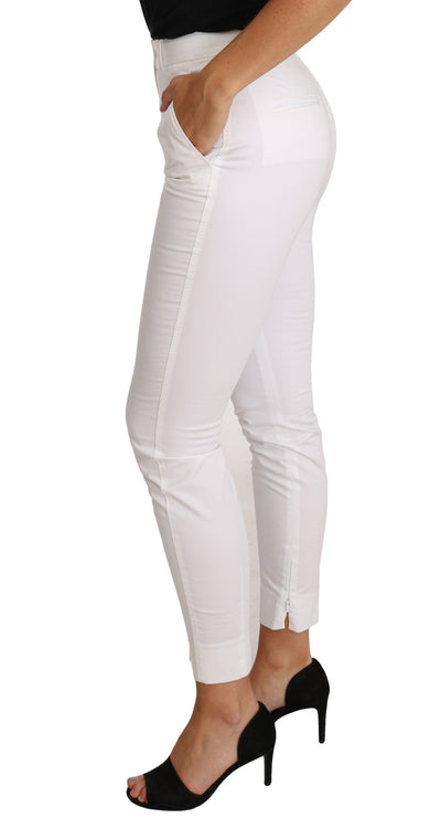 White Dress Pants Slim Skinny Pant