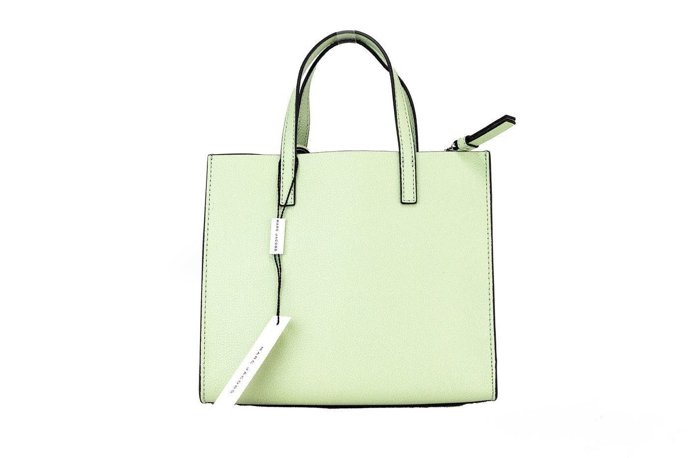 Jacobs Mini Grind Mint Green Pebbled Leather Crossbody Tote Handbag Purse