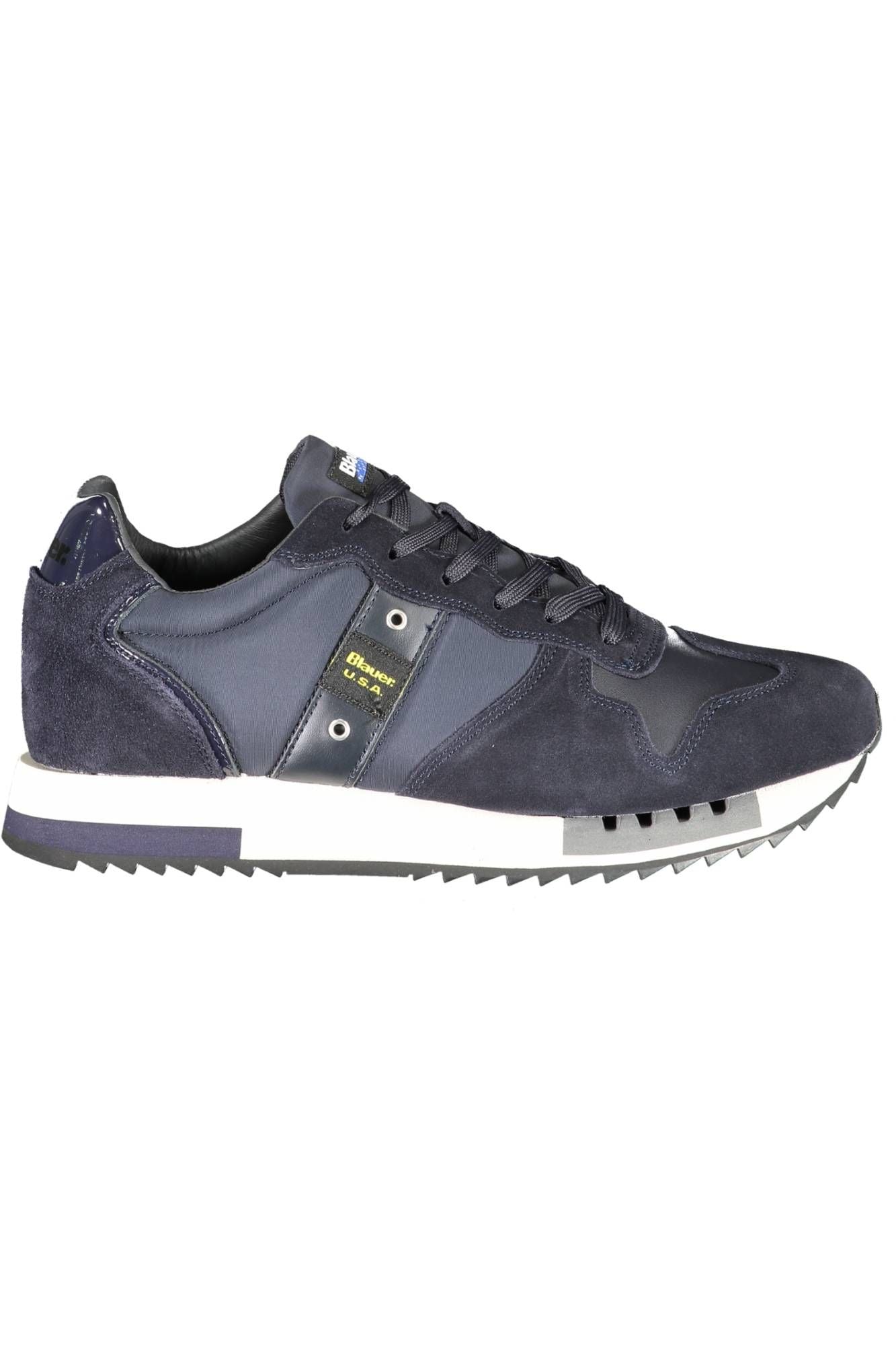 Blue Polyester Sneaker