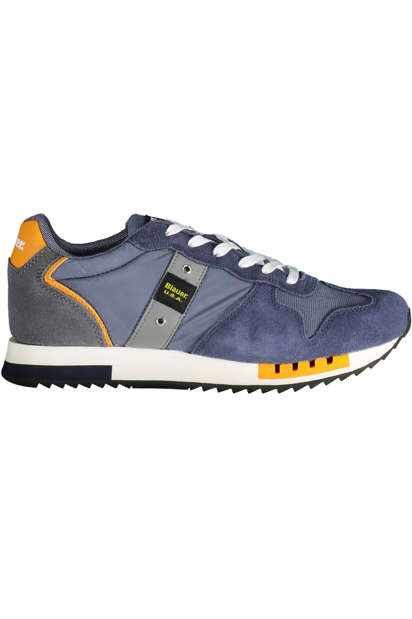 Blue Polyester Sneaker