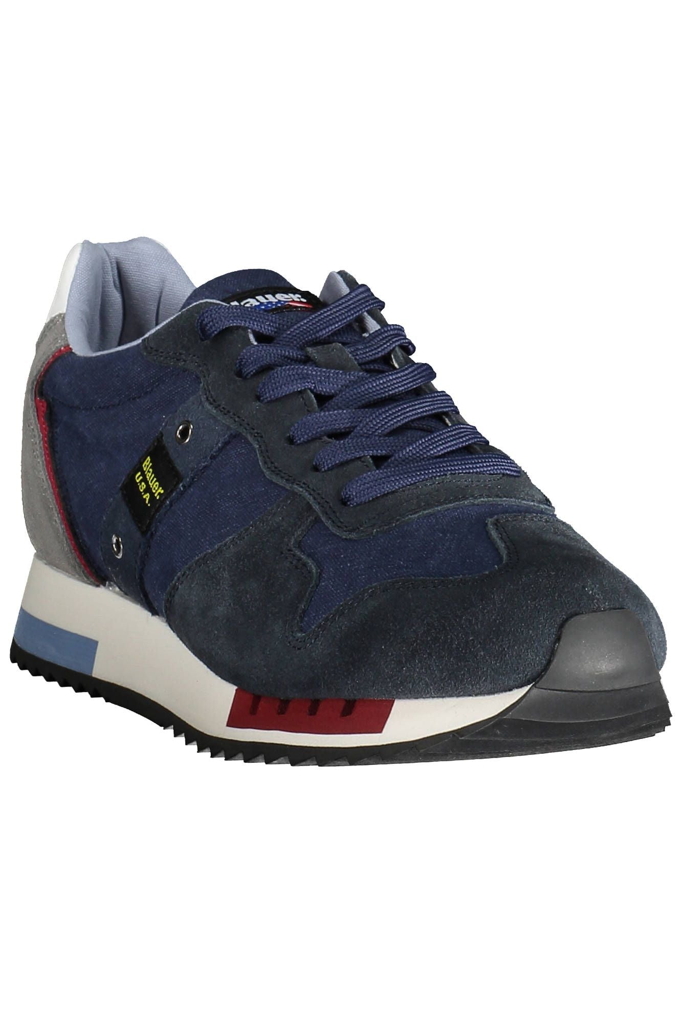 Blue Polyester Sneaker