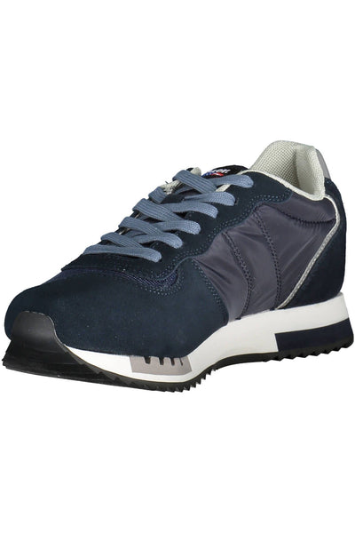 Blue Polyester Sneaker