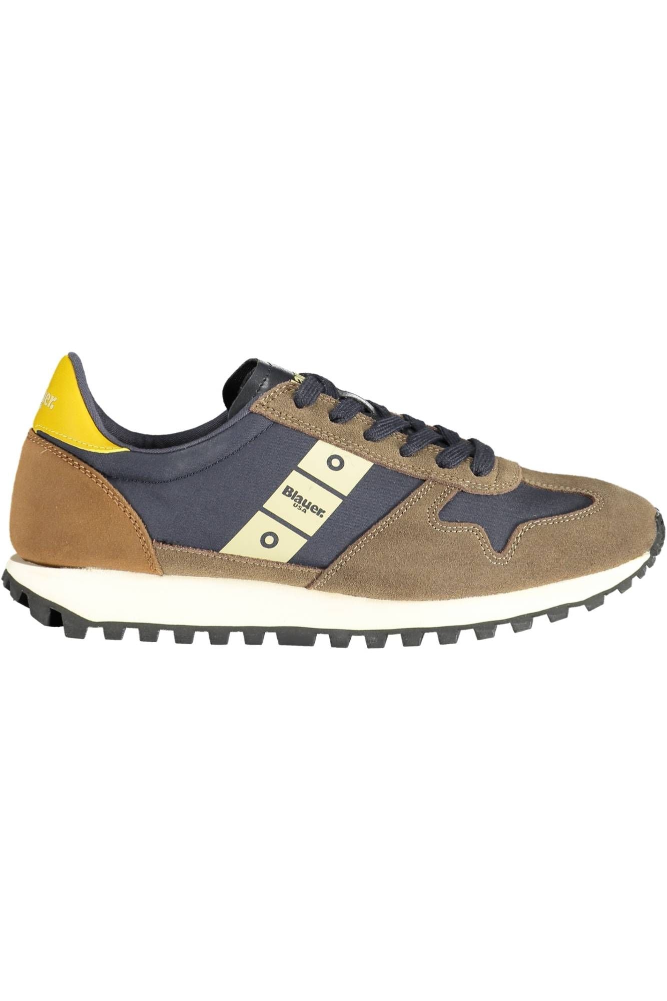 Brown Polyester Sneaker