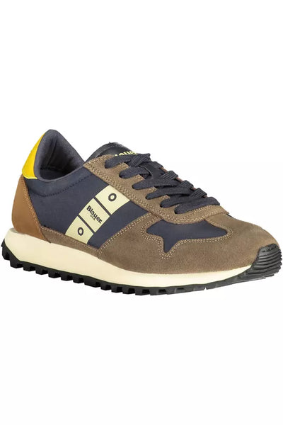 Brown Polyester Sneaker