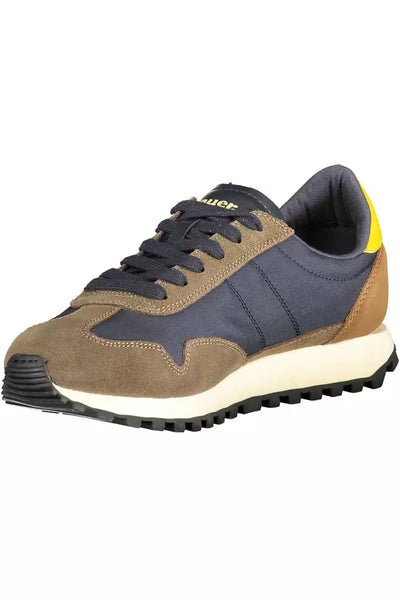 Brown Polyester Sneaker