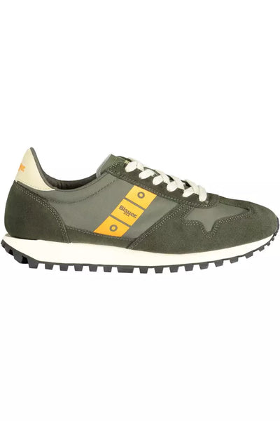 Green Polyester Sneaker