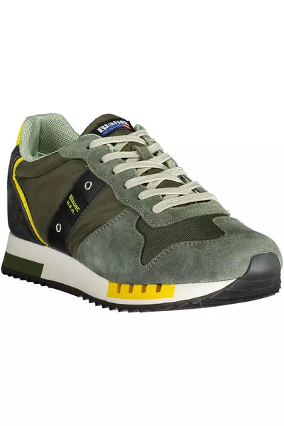 Green Polyester Sneaker